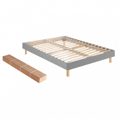 MERINOS Sommier  SELF KIT 90x200 Gris Anthracite Chin&eacute;