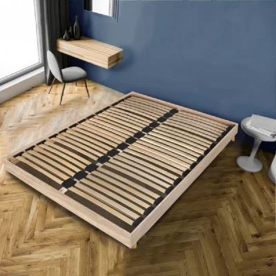 LE QUAI DES AFFAIRES Sommier sur pied SOMKIT 160x200 / Ch&ecirc;ne blanchi