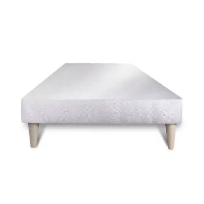 PRESTIGE LITERIE Sommier tapissier blanc 90x200
