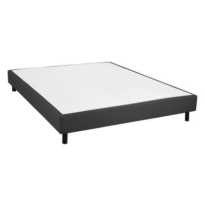 ALTOBUY Sommier tapissier d&eacute;montable 160x200cm 2x20 lattes anthracite