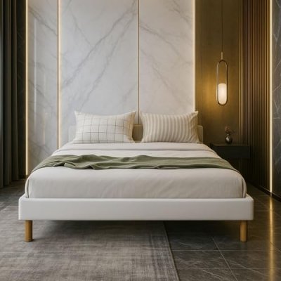 KING OF DREAMS Sommier Tapissier  - 180x200 - 3x14 Lattes - Pieds en 18cm