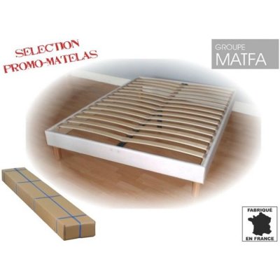PROMO MATELAS Sommier tapissier kit, 14 cm 140 x 190 cm