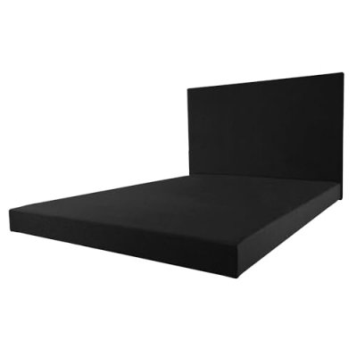 EBAC LITERIE Sommier tapissier + T&ecirc;te 140x190 Deco 12 lattes