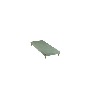 I D LITERIE Sommier tapissier vert celadon 90x200