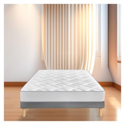 BYSOMMIFLEX Sommier TAPISSIER130x190cm fabrication francaise + pieds offert