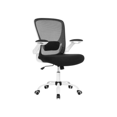 SONGMICS  Chaise Bureau Ergonomique en Toile, Fauteuil Gamer, M&eacute;canisme &agrave; Bascule OBN37WTV1