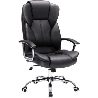 SONGMICS  Chaise de bureau rembourr&eacute;e