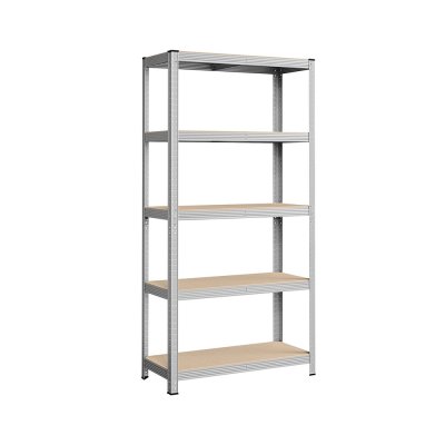 SONGMICS &Eacute;tag&egrave;re de rangement &agrave; 5 niveaux, Argent