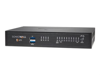 SONICWALL  TZ470 - Dispositif de s&eacute;curit&eacute; - GigE, 2.5 GigE - bureau