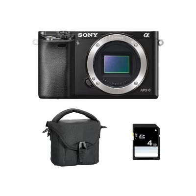 SONY  Alpha 6000 Noir Nu + Sac + Sd 4 Go