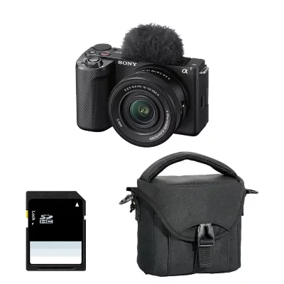 SONY  ALPHA ZV-E10 II NOIR + 16-50 PZ + Sac + SD 8 Go