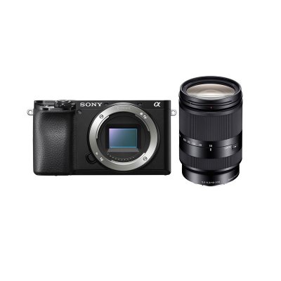 SONY  appareil photo hybride alpha 6100 noir + 18-200 le