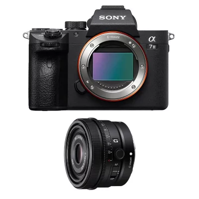 SONY  appareil photo hybride alpha 7 III + fe 40mm f/2.5 