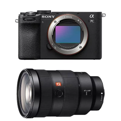 SONY  appareil photo hybride alpha 7c II noir + fe 24-70 f/2.8 gm 