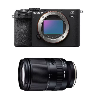 SONY  appareil photo hybride alpha 7c II noir + tamron 28-200 f/2.8-5.6 fe 