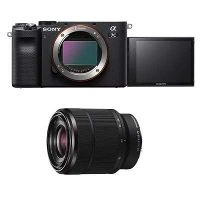 SONY  appareil photo hybride alpha 7c noir + fe 28-70 
