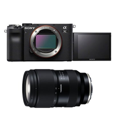 SONY  appareil photo hybride alpha 7c noir + tamron 28-75mm g2 f/2.8 di III vxd fe 