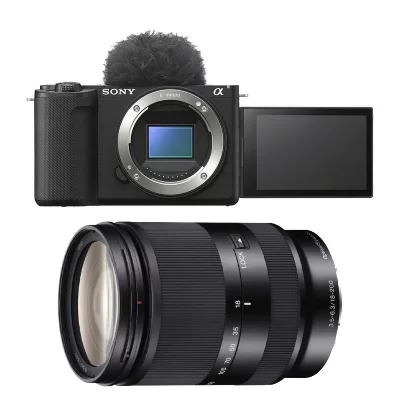 SONY  appareil photo hybride alpha zv-e10 II noir + 18-200
