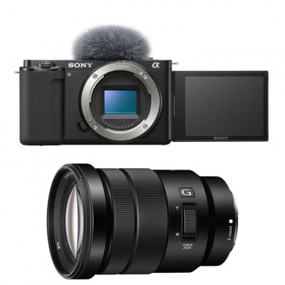 SONY  appareil photo hybride alpha zv-e10 noir + 18-105 g 