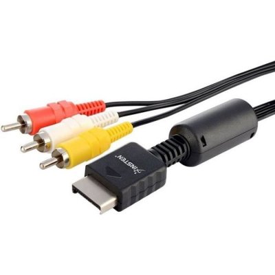 INSTEN SONY C&acirc;ble AV RCA pour PS3/PS2/PS1