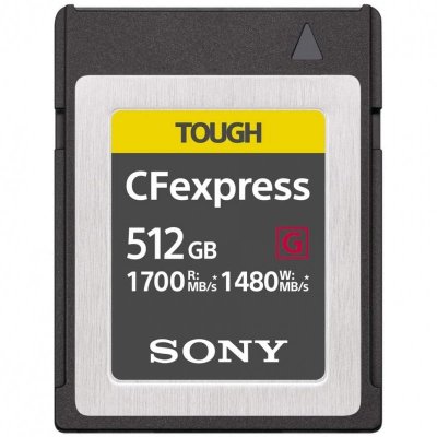 SONY  Carte CFexpress Tough 512Gb R1700/W1480 Type B