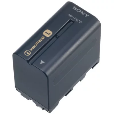 SONY  Np-f970 L-serie 6600mah 7.2v Lithium Battery Argent&eacute;