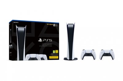 SONY  Playstation 5 825gb Digital Edition With 2 Controller Dualsense White