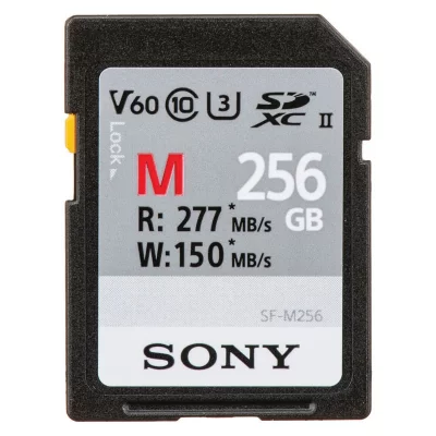 SONY  SF-M256 m&eacute;moire Flash 256 Go SD UHS-II Classe 10