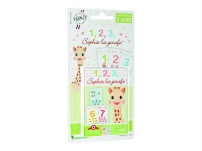 VULLI SOPHIE LA GIRAFE Cartes 123 - 5 Jeux en 1
