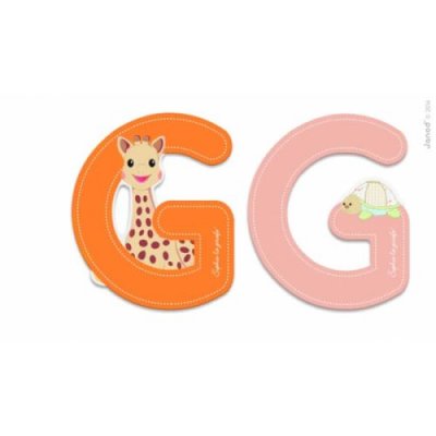 JANOD SOPHIE LA GIRAFE Lettre Sophie La Girafe (bois) - G