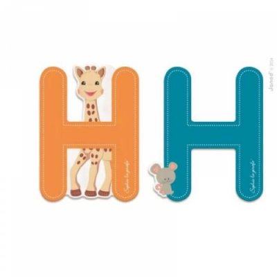 JANOD SOPHIE LA GIRAFE Lettre Sophie La Girafe (bois) - H