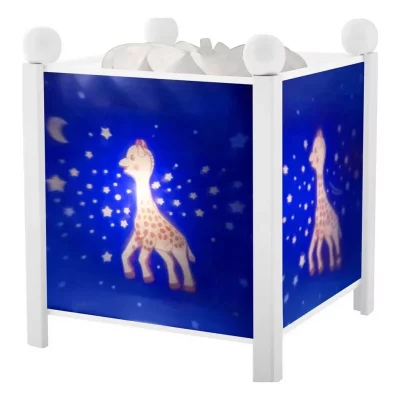TROUSSELIER SOPHIE LA GIRAFE-Veilleuse Lanterne Magique H19cm Blanc 