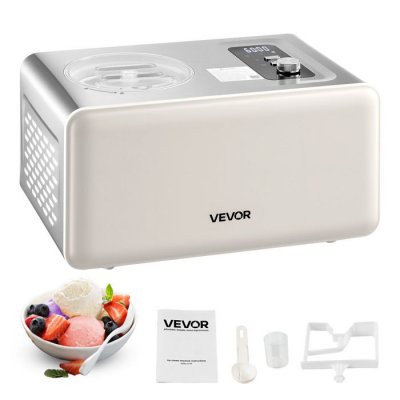 VEVOR Sorbeti&egrave;re Automatique Avec 3 Modes Capacit&eacute; 2L Pour Desserts Snack-Bars Maison