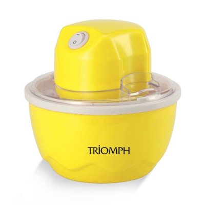 TRIOMPH Sorbeti&egrave;re Jaune ETF1839 500mL - Temps de refroidissement 12 heures