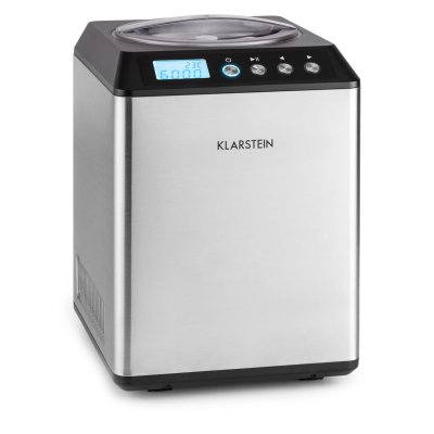 KLARSTEIN Sorbeti&egrave;re  Vanilly Sky Family - Compresseur 2,5l - 250W - Gris 