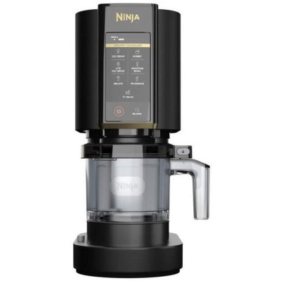 NINJA Sorbeti&egrave;re  - Creami NC302EUBG - 7 programmes - 2 pots inclus 493 ml - &Eacute;dition limit&eacute;e Noir/Or