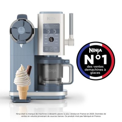 NINJA Sorbetiere  Scoop & Swirl NC702EU Bleu acier
