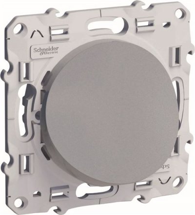 SCHNEIDER ELECTRIC Sortie de c&acirc;ble Odace, , gris aluminium