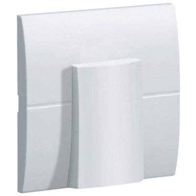 HAGER Sortie de c&acirc;bles 2 modules - essensya - blanc - we155 - 