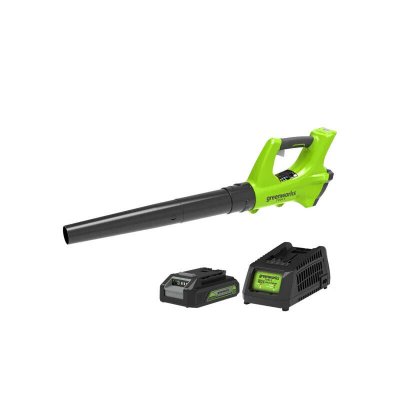 GREENWORKS Souffleur  24V - 1 batterie 2.0 Ah - 1 chargeur - G24ABK2