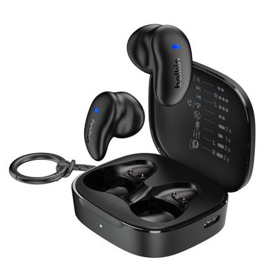 BELKIN SoundForm Anywhere - Ecouteurs sans fil avec micro - semi-in-ear - Bluetooth - noir