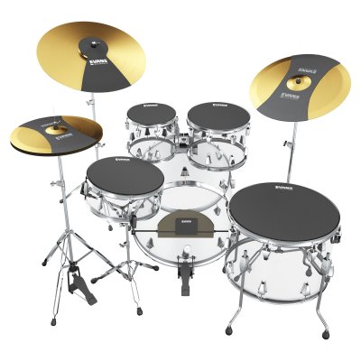 EVANS Sourdines Batterie  Soundoff - Kit Fusion