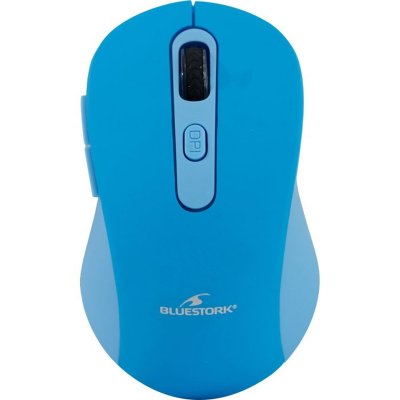 BLUESTORK Souris - 2.4GHz+Bluetooth -  - Rechargeable 4800 DPI - Bleu