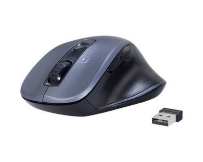 RENKFORCE Souris 3D  Bluetooth, sans fil optique ergonomique gris