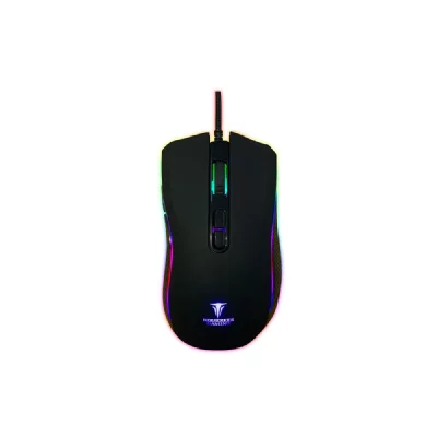 ALPHA OMEGA PLAYERS Souris de gaming Berserker Gaming S2 filaire optique &eacute;clair&eacute;, port USB noir 