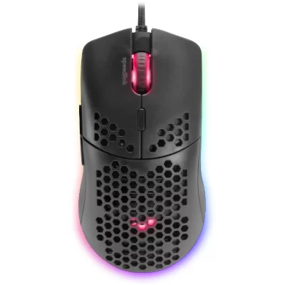 SK GAMING Souris de gaming SKELL filaire, USB &eacute;clair&eacute;, molette int&eacute;gr&eacute;e noir