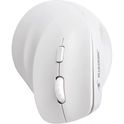 BLUESTORK Souris Ergonomique Sans Fil -  - ERGO - Lumineuse - PC/MAC - Noir 