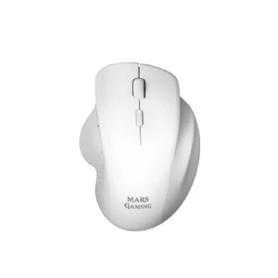 MARS GAMING Souris Ergonomique Sans Fil MMWERGO Blanc PS4 PS5 XBOX PC Mac