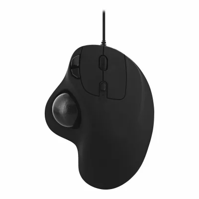TNB Souris ergonomique trackball -  - USB-A et USB-C - 6 boutons - Clic silencieux - Rechargeable 