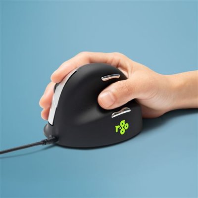 R GO TOOLS Souris Ergonomique Verticale R-go He Filaire Droitier - M